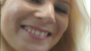 Super Sexy Blonde Screwed Hard Into Both Holes