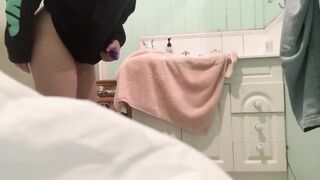 Concealed cam catch her home alone use mom's toys