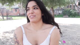 Alanis bangs a african guy: Flexible hispanic shows us her