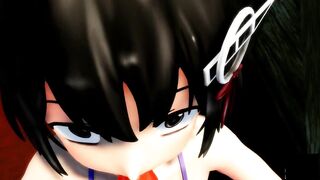mMD she Pounded her own Boss Kancolle Girls