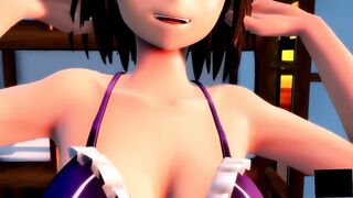 mMD she Pounded her own Boss Kancolle Girls