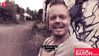 Bodo bangs turned on tattoo bimbo Harleen van Hynten in an