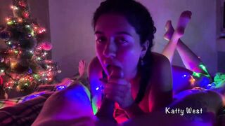 New Years point of watch Fellatio and Cum Swallow for Falcon Al