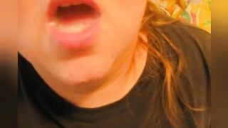 BBW Older mom point of view Oral Cumshot Complation