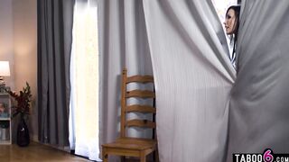 MILF stepmom cheating with her stepson