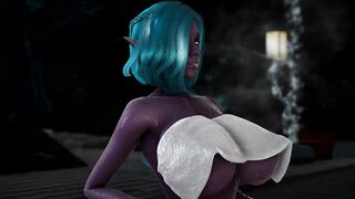 Dark Elf is Gang Fuck by Goblins