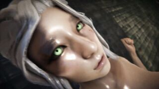 Ciri has lesbo sex with Riven with her soak body [Full Video] 5m