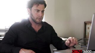 Dirty house owner spied hot Asian nanny