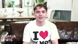 1mylf.com - Jenna Noelle can't help but slobber Joshua Lewis' prick