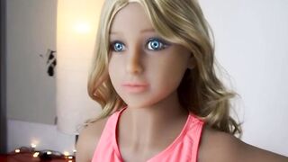 Doll blonde bitch wants anal doggy style
