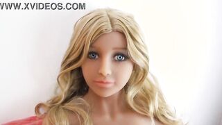 Doll blonde bitch wants anal doggy style