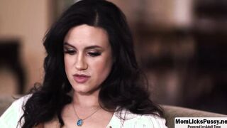 Slut teen shows bffs tits to seduces mom