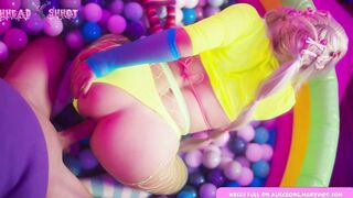 Candy chick Blowing lollipop and banged! into the booty AliceBong