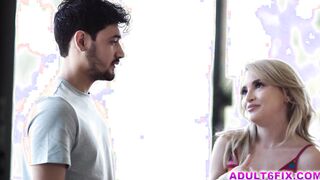 Adult6Fix.com - Turned On barely legal Lola Fae with her heart-shaped nipples never disappoints! Today her family is gone, but her sibling Rico Hernandez. Time for some quality time!