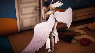 Angewomon wants to make her chosen barely legal happy [Full Video] 9m