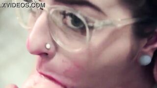 Cum on my glasses Freshie Juice