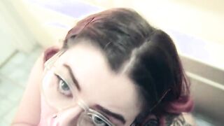 Cum on my glasses Freshie Juice