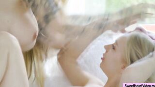 Horny Sarah Vandella makes stepteen wet
