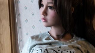 Brunette young Asian Sex Dolls have Big Boobs perfect Anal