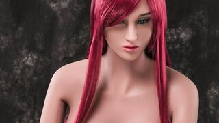 Redhead Real Life Sex Doll MILF with Big Tits for Gaping