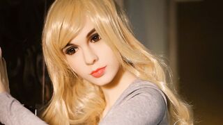 Sex Doll Small young Blonde got Big Boobs craving Anal