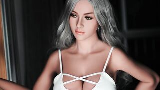 Deepthroat Sex Toy Life-Like Sex Doll MILF for titty Fucking