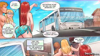 The Patricinhas pt. two - Freaky Teenagers Fucking a long penis stanger on a crowded bus
