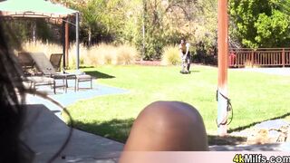 Reagan Foxx nude garden works and boned