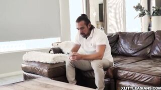 Kimmy Kim makes a babe deal with stepdad Johnny Castle to keep him quiet