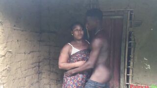 here inside the village BBW Patricia9ja having a incredible hardcore banging with black amateur ebony penis