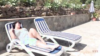 AuntJudysXXX - Big Titted milf Devon Breeze Fucks the Pool Bro