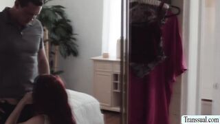 TS stepdaughter analed by strict stepdad