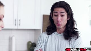 Rude stepsister fucks big dick stepbro