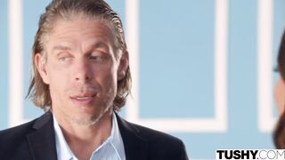 TUSHY Anal-hungry Armani loves to got inside trouble with boss