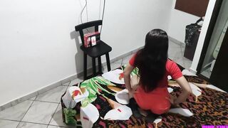 Niece Participates inside a Cosplay Contest and her Step Uncle Tricks her with an Sexual Suit to Take Advantage of her Adorable Niece and Take Pictures of her
