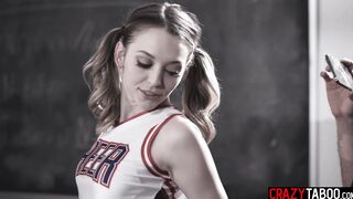 Student was acting a horny cheerleader
