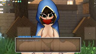 HornyCraft [Hentai game PornPlay ] Ep.three Milking a minecraft furry cowgirl's long jugs