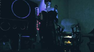 Female Domination FETISH Gf Eva Rubber Play With a Huge Penis Dick Pump Domina Leather Bdsm Milf Vibrators