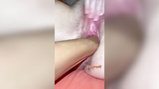 Fisting Pink Snatch Until Orgasm