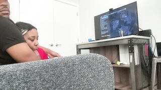 Black Step-sis blowing me off while I play the game