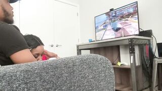 Black Step-sis blowing me off while I play the game