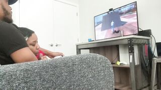 Black Step-sis blowing me off while I play the game
