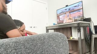 Black Step-sis blowing me off while I play the game
