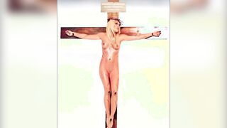 Female Jesus Crucified Naked Welsh Audio