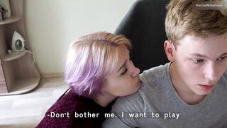 KarinaOblepihova - Distracted from the game lost her virginity