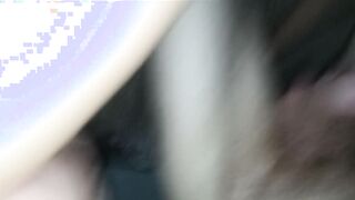 Fucking my stepmom at night while my father is watching TV. Sneaked in the guest house and her pus