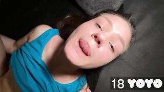 STEPBROTHER FUCKS ME WITH A LONG DICK AND CUM IN ME