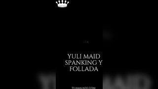 Yuli Maid nalgueada y follada por su Jade Girlfriend