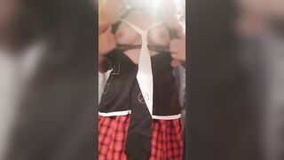 Junko Enoshima Strokes Her Vagina