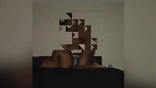 Fucking thick butt vagina farting black from the back